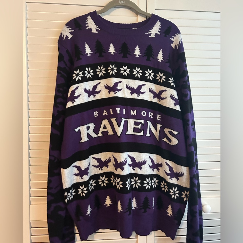 NFL Baltimore Ravens NFL Christmas Holiday Sweater